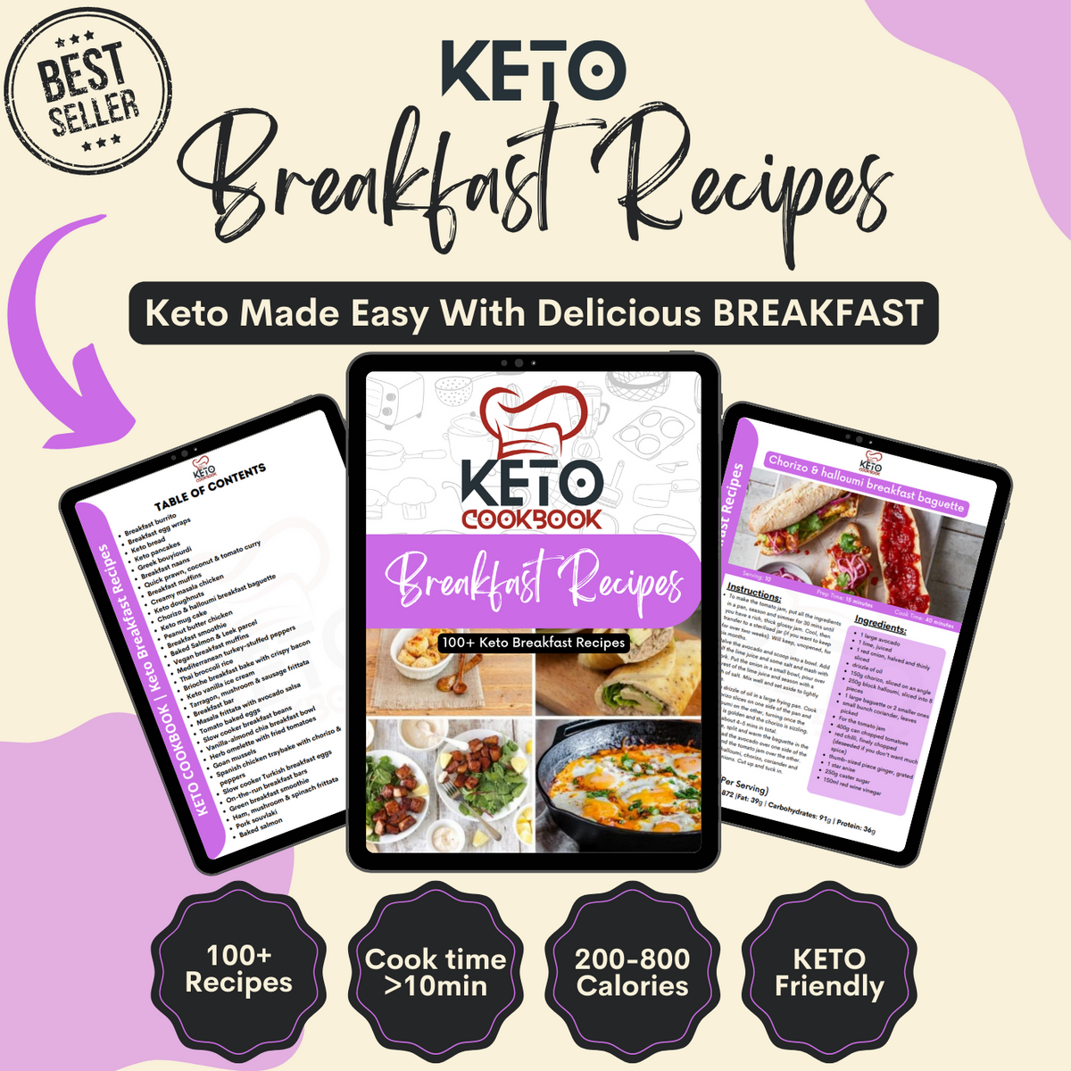 Keto Mornings Made Easy: 100+ Quick and Yummy Breakfast Ideas