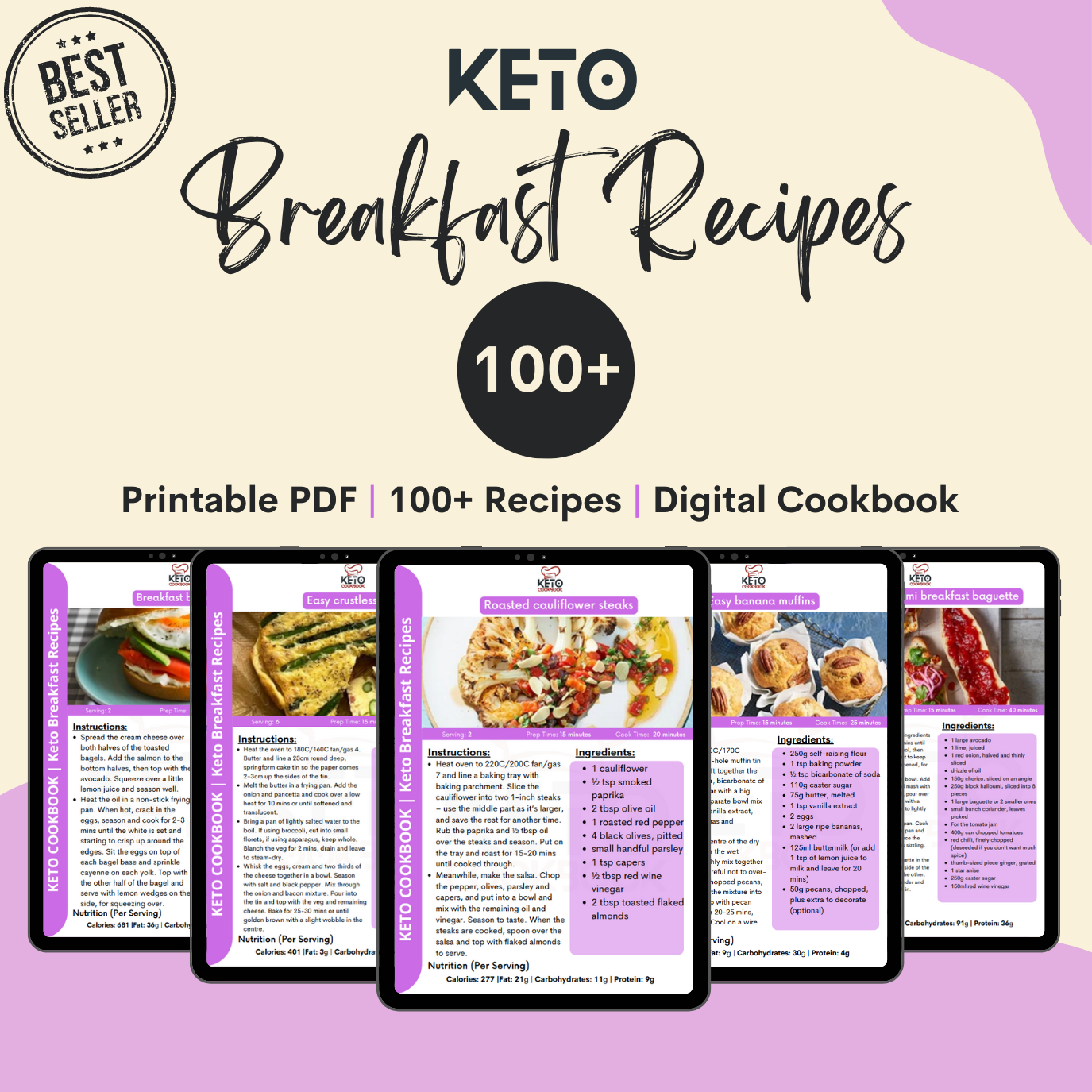 Keto Mornings Made Easy: 100+ Quick and Yummy Breakfast Ideas