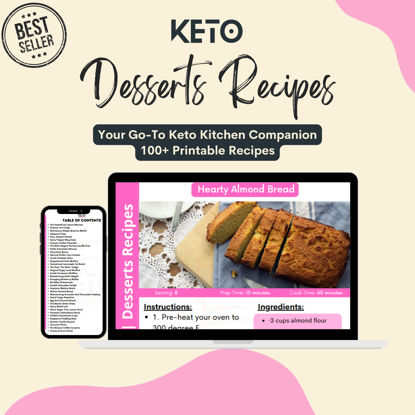 Divine Keto Desserts: 100+ Recipes to Satisfy Your Cravings