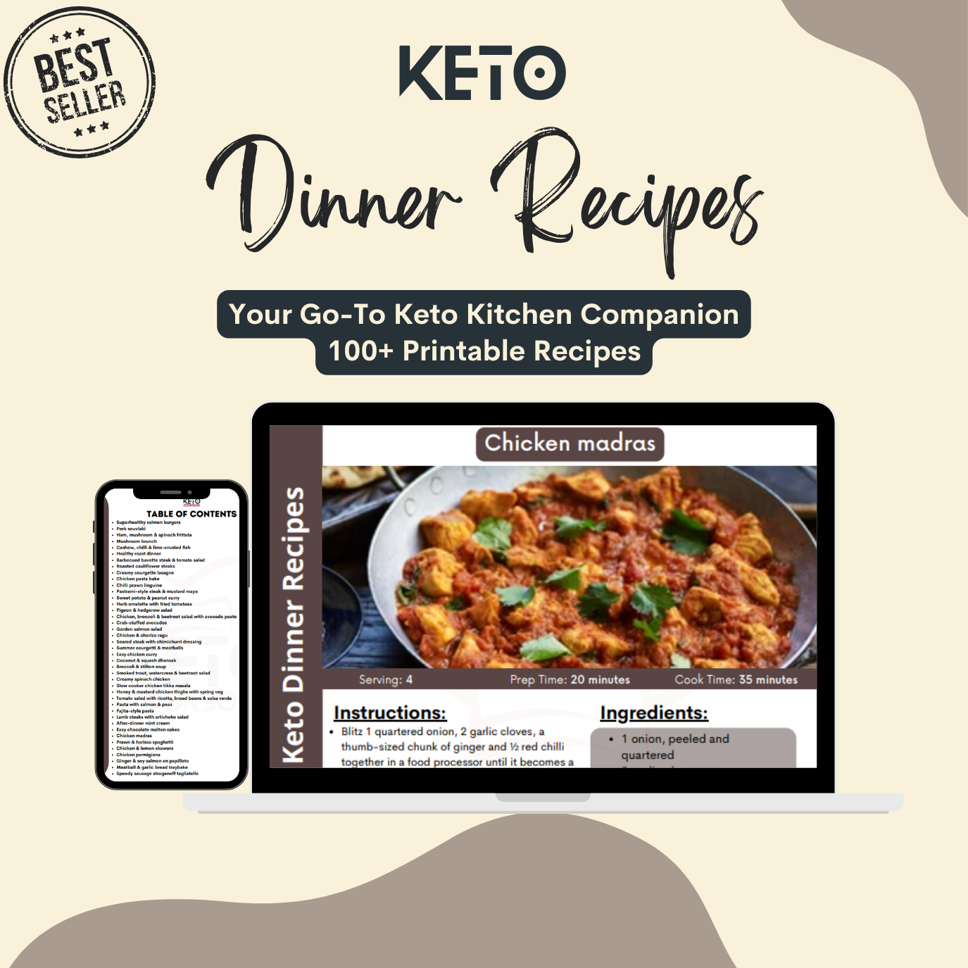 Keto Nights: 100+ Recipes for Perfect Dinners