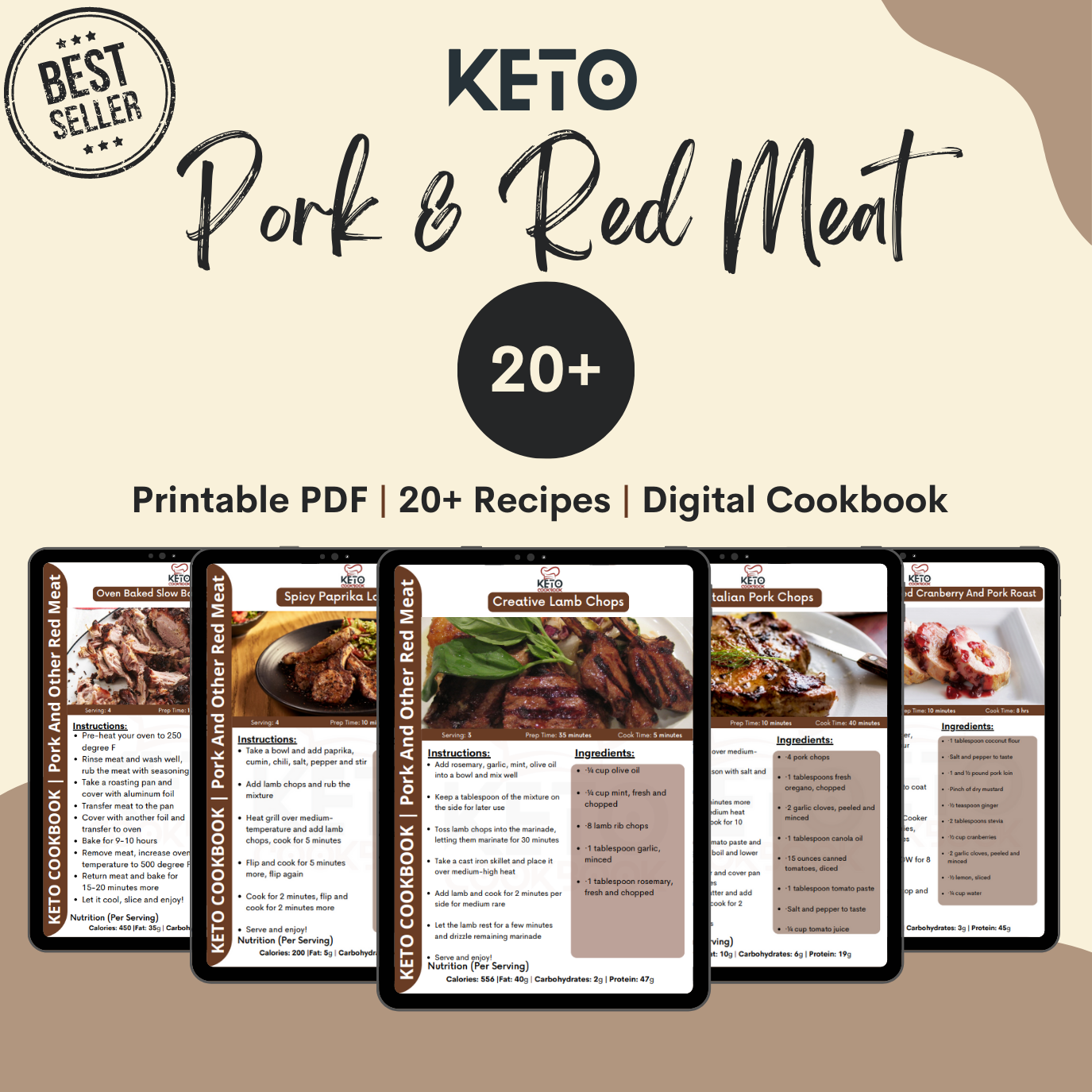 Keto Meat Feast: 20+ Irresistible Pork & Red Meat Recipes