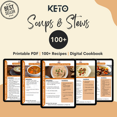 Warm & Hearty: 100+ Keto Soups and Stews